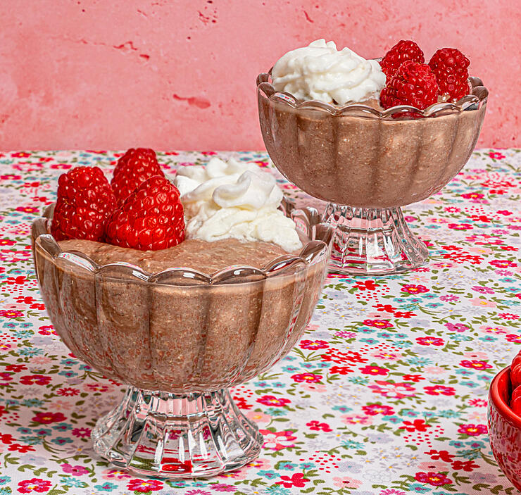 Chocolate Whipped Cottage Cheese "Mousse"