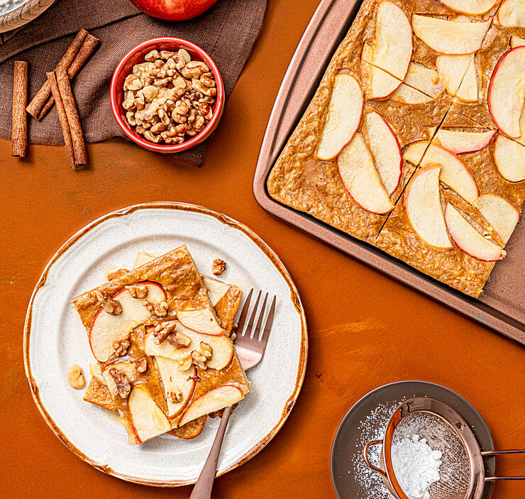 Cozy Apple & Cottage Cheese Pancakes